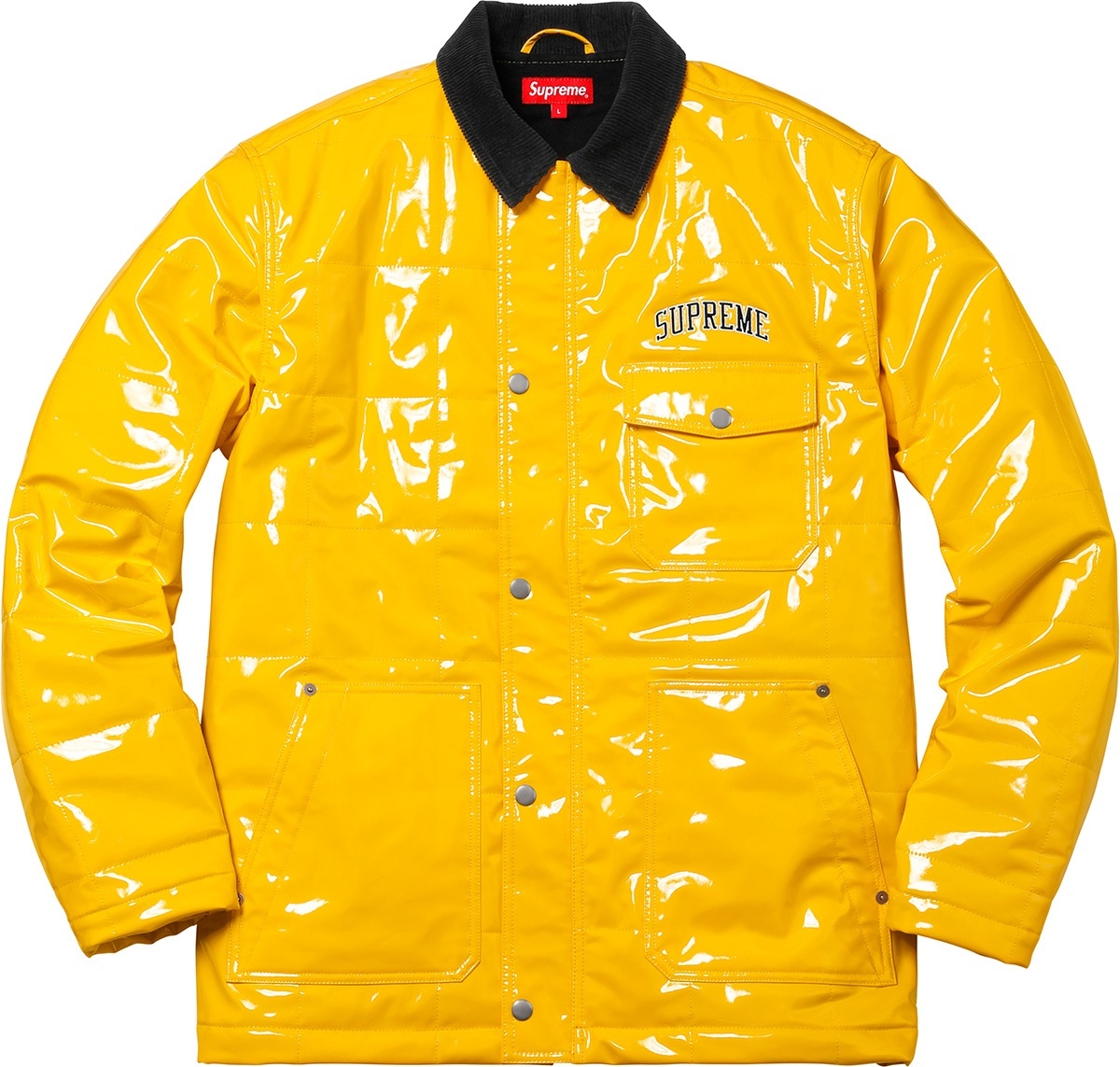Quilted Patent Vinyl Work Jacket view 15